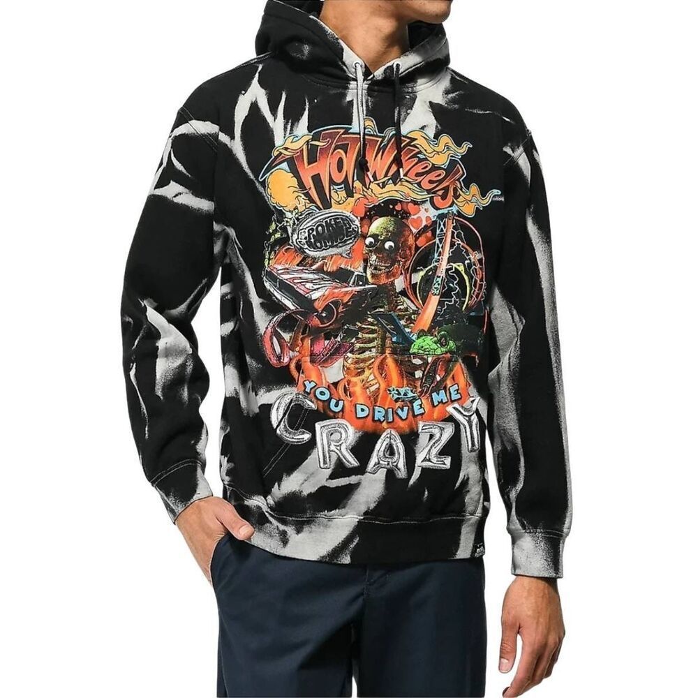 BROKEN PROMISES + Hot Wheels You Drive Me Crazy Hoodie Black Small
